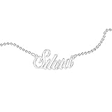 Kette mit 32 cm langem Rolò-Glied, aber um weitere 10 cm verstellbar. Karabinerhakenverschluss und geschweißte Ringe für zusätzliche Sicherheit.