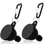 lazeeys 2 Pcs Protein Powder Container to go, Portable Protein Powder Travel Container, Protein Powder, Water Bottle Funnels for Powder Mixes, Pre Workout/Gym Supplement (black, 100ml)
