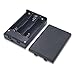 Leak Proof 3x2A Battery Storage Case with Secure Lid for Outdoor Electronics Power Supply Battery Box