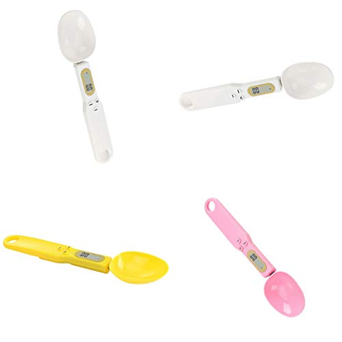 Foto von Centitenk Küchen-Digital-Löffelwaage, 0,1g Hochpräzise elektrische Messwaage für Flüssig-/Schüttgut-Tee-Mehl Kitchen Spoon Weight usw, blau