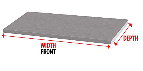 Tfkitchen White Closet Shelves Melamine - Choose Your Accurate Size (1/4, 1/2, 3/4) #TOP4