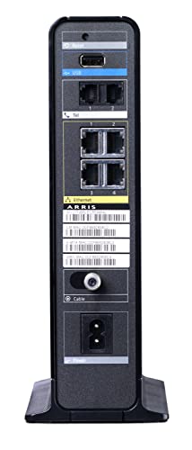 Arris Docsis 3.0 Residential Gateway With 802.11N/ 4 Gigaport Router/ 2-Voice Lines Certified With Comcast (Tg862G-Ct) #TOP1