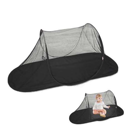 Filet anti-moucherons pliable contre les insectes avec maille aérée de camping