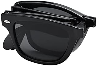 Komonee Bendz Drifter Sunglasses Classic Foldable Style Retro Sun Shades Eye Glasses UV400 Protection Unisex For Men Women Golf Cycling Sports Fishing Travel