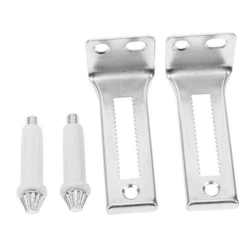 Homoyoyo 2 pares de herrajes plegables para puertas. Kit de reemplazo fácil de instalar para puertas plegables de clóset miniatura 1
