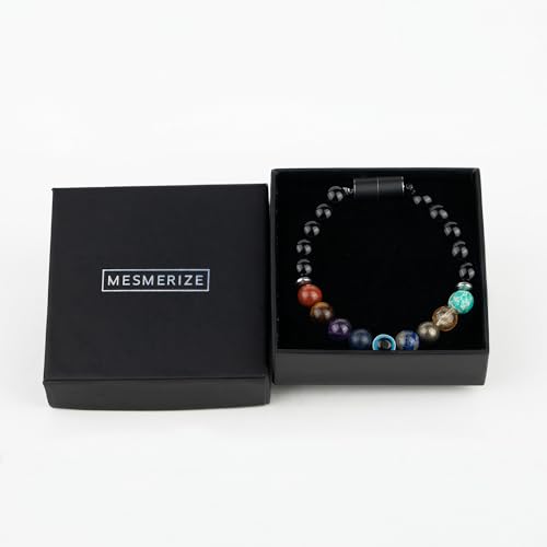 Mesmerize Super 9 Chakra Healing Bracelet with Pyrite and Evil Eye | Original Unisex Bracelet with Real Authentic Stones | 7 Chakra + Money Magnet + Protective Evil Eye Bracelet