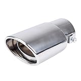 ジープ コンパス MK系 2006~2017専用 マフラーカッター 軽自動車用 ステンレス製 排水加工 差し込みタイプ 車の排気管カスタムパーツ ミニバン/セダン対応 防錆＆耐久性強化