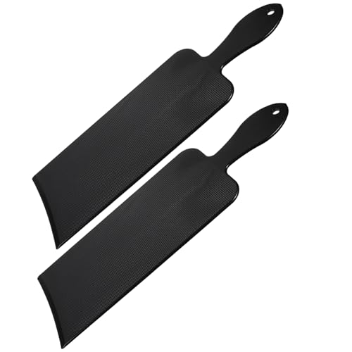 Ipetboom 2 Pièces Palette De Coloration Pour Coiffure Masque Pour Frange Outil De Coloration Capillaire Large Palette De Teinture Capillaire Planche Incurvée Plastique
