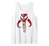 Star Wars Red Mandalorian Logo Tank Top