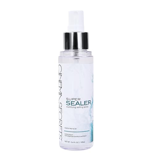 Cinema Secrets Super Sealer Setting Spray - Lightweight Anti-Shine, Oil Control, Sweat-Resistant, Locks Makeup for Long-Wear & High Humidity
