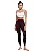 ATHVOTAR Leggings with Pockets for Women, 7 Packs High Waisted Workout Tummy Control Yoga Pants Black/Gray/Navy/Burgundy/Army Green/Dark Brown/Cassis L