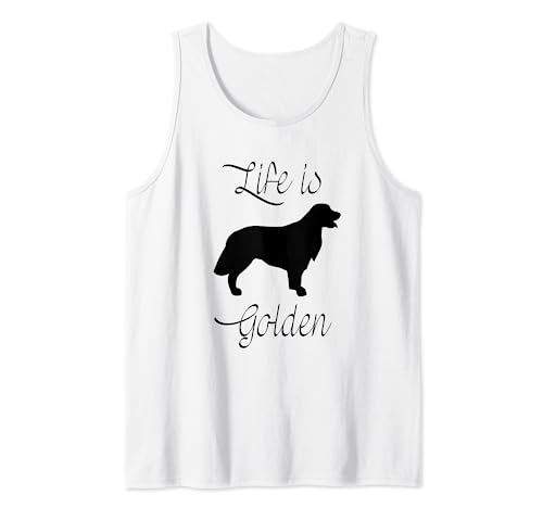 Life Is Golden Retriever Regali per Uomo Donna Canotta