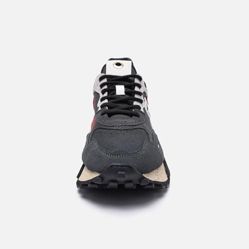 Image of The NSJ358 is a Modern Sneaker Made of Leather and Premium Suede Plus mesh and Nylon. Made by a Stylish Design with Classy Touch.