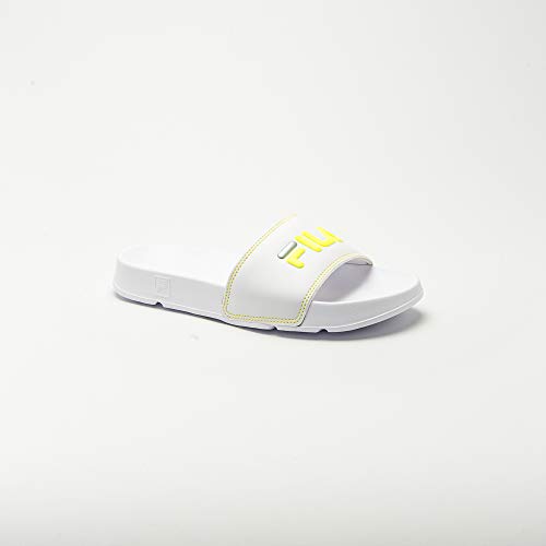 Fila Drifter Basic Chinelo, Feminino, Branco (Limão/Prata), 37