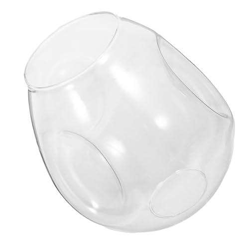 Cubierta de cristal para lámpara NUOBESTY con luz difusa decorativa para apliques y mesa