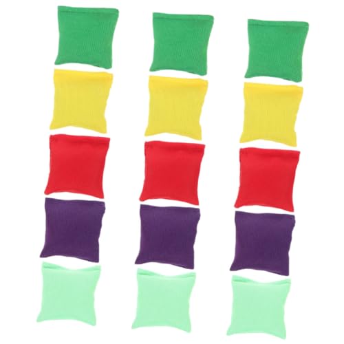 BESPORTBLE 15pcs Outdoor Interactive Bean Bags Toss Game for Lightweight and Portable for and Interactive Activities