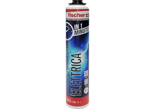 Fischer PUP Schiuma Elettrica a Presa Rapida, 60 Secondi, Testata a Filo Incandescente, per Canaline e Scatole Elettriche, 572433