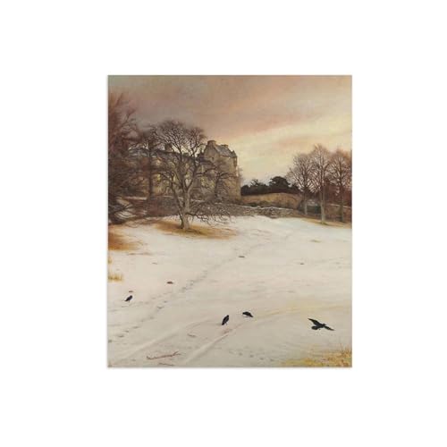 Tableau murale sur toile John Millais pour decoration de chambre 50x60cm