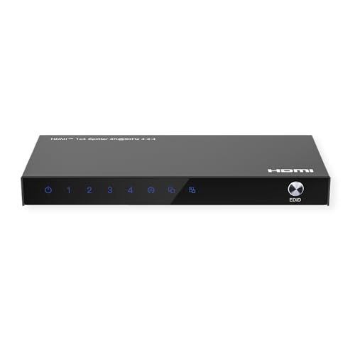 Divisor de vídeo HDMI 4K de cuatro salidas para pantallas ultra HD simultáneas 3