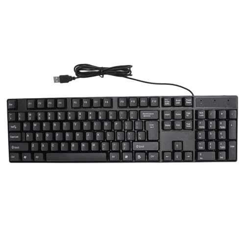 Clavier PC portable filaire USB Irfora 104 touches de conception ergonomique en ABS durable