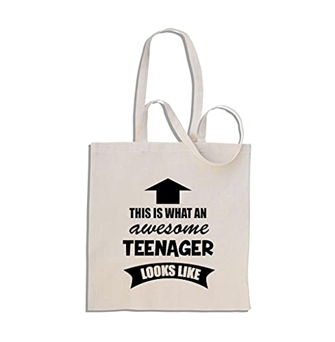This is What an Awesome Teenager Looks Like - Einkaufstasche aus Baumwolle