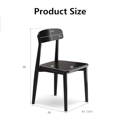 Chaises de salle à manger empilables confortables contre la chaleur