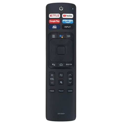 Image of Compatible with Hisense Tv Remote Control for Smart Android 4K LED UHD Tv and Replacement for Original Erf3r69h Model Remotes Control - Non Voice Command No Google Assistance