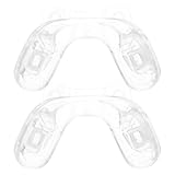 DOITOOL 2pcs Silicone Saddles Bridge Nose Pads Double Screws U-shaped Anti-slip Nose Guards for Glasses