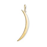 Trendiges Design THOMAS SABO Damen Charm-Anhänger Mond Gold 925er Sterlingsilber; 750er Gelbgold Vergoldung Y0004-413-39