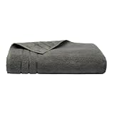Cariloha Bamboo Viscose Bath Sheet – 40x70 Extra Large Plush Quick Dry Towel – Turkish Cotton & Bamboo Viscose Blend – Highly Absorbent Oversized Bathroom Towel – Odor Resistant – Onyx