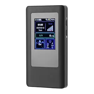 5G Portable Wi Fi Hotspot for Travel, Mobile Hotspot Device with SIM Card Slot, Supports 16 Connected Devices, Wire Less Fidelity 6, 4400mAh Battery, for Home Office Travel