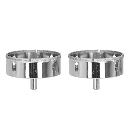 2PCS Broca para Vidrio 85 mm de Aleación de Acero miniatura 6