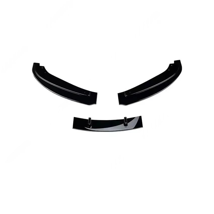 Lèvre de pare-chocs avant Gloss Black haut de gamme pour BMW E90 E91 Facelift 2007-2012