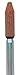 SHARK A15LW Extended Pencil Mounted Point, White, 0.25-Inch Diameter, 1.0625-Inch Thick