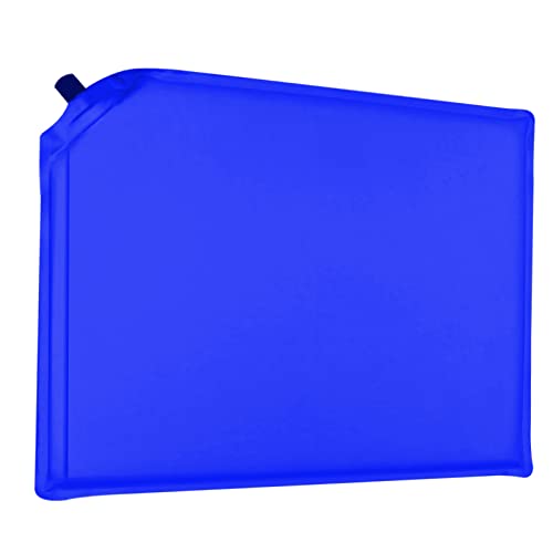 Rhinenet Inflatable Cushion Portable Self Inflatable Seat Large Pad Water Moisture Resistant For Travel Airplane Stadium Office Sports Camping Bleacher Seat Cushion (Blue, 15.74 * 11.8 * 1.18 Inch) #TOP25