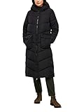  s.Oliver Damen Steppmantel Puffer Coat mit Wording schwarz - 38