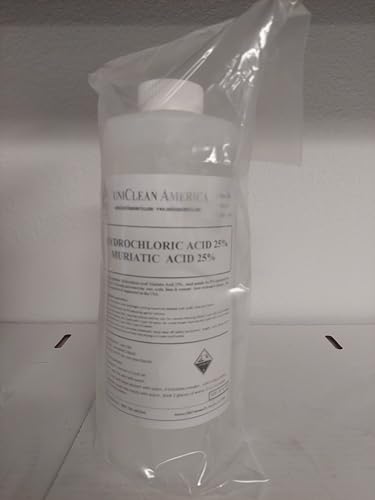 Green Acid Enviroacid I Modified 25% Hydrochloric (Muriatic) 90% Less Smell & no Fumes I Safe on Human Skin I for All Acid Cleaning Rust & scal Removing - Made in USA - Size: 2 Gallons