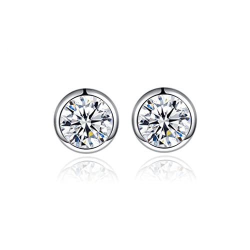Cadeau Valentin boucles d'oreilles moissanite pour célébrer un amour unique