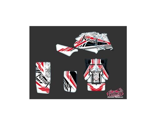 Kit déco quad Banshee Yamaha rouge pour rénover vos plastiques usés et rayés Spirit