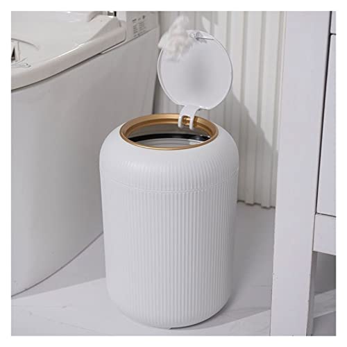 Cubo de almacenamiento de basura elegante para rincones de dormitorio