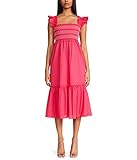 BB DAKOTA by Steve Madden Women's AU Natural Dress, Bright Rose, L
