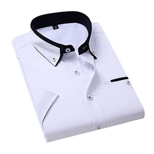 Chemise blanche grande taille homme XL pour rester au frais tout l'été