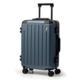 [グリフィンランド] スーツケース 機内持ち込み フレームタイプ 鏡面仕上げ PC7000 Sサイズ 1泊 - 2泊 キャリーケース キャリーバッグ 小型 軽量 機内持込 海外 国内 旅行 1泊2日 ビジネス かわいい 一人旅 4.0kg 32.4L 3辺114cm アッシュブルー