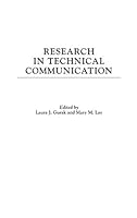 Research in Technical Communication: 1567506658 Book Cover