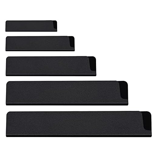 5/10/20pcs Universal Knife Edge Guards Set, Non-BPA Knife Sheath, Waterproof Abrasion Resistant Felt Lined Knife Cover Sleeves Knife Protectors, Gentle on Your Blades(5pcs)