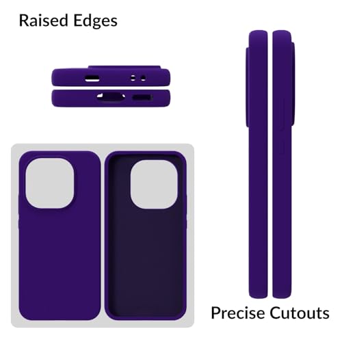 Image of SPRIG Compatible with IQOO 15 5G SilkTone Silicone Back Cover Drop Tested Shock Proof Mobile Case for Men, Women, Boys and Girls with Camera Protection (Dark Violet)