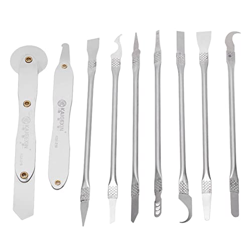 Kit de ferramentas de alavanca de 9 peças, kit de reparo de liga de aço para telefones celulares, ta