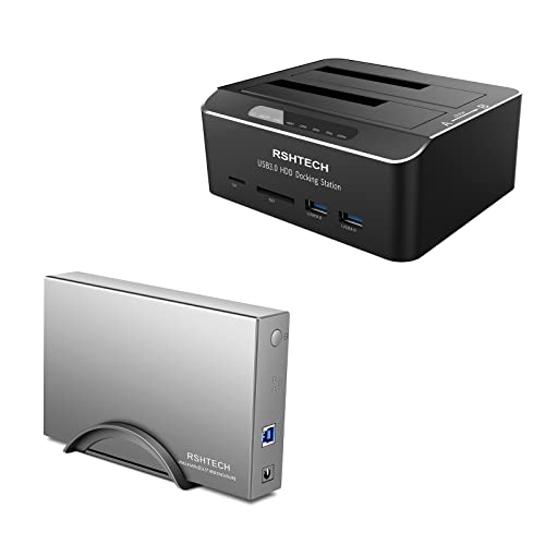 Gabinete externo para disco duro SATA 3.5 pulgadas aluminio miniatura 1