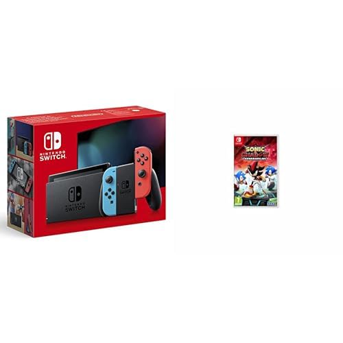 Nintendo Consola Switch - Color Azul Neón/Rojo Neón & Sonic X Shadow Generations