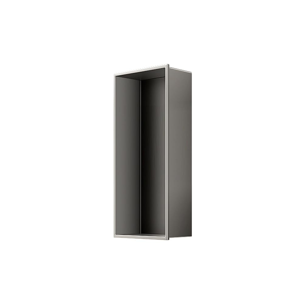 QUSYZD Recessed Shower Niche - Waterproof Stainless Steel Wall Shelf for Bathroom Storage, No Tile Required, Grey 32x32cm & White 120x28x12.5cm, Space-Saving,Grey-70x28x12.5cm